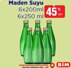 MADEN SUYU 6X200 ML/6X250 ML MADEN SUYU 6X200 ML/6X250 ML